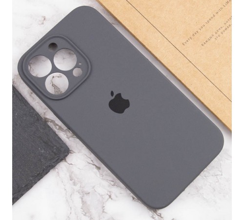 Чохол Silicone Case Full Camera Protective (AA) для Apple iPhone 13 Pro Max (6.7") Сірий / Dark Gray / PVH Чохол Silicone Case Full Camera Protective (AA) для Apple iPhone 13 Pro Max (6.7") Сірий / Dark Gray / PVH
