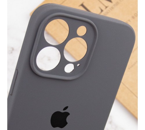 Чохол Silicone Case Full Camera Protective (AA) для Apple iPhone 13 Pro Max (6.7") Сірий / Dark Gray / PVH Чохол Silicone Case Full Camera Protective (AA) для Apple iPhone 13 Pro Max (6.7") Сірий / Dark Gray / PVH