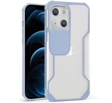 Чохол Camshield matte Ease TPU зі шторкою для Apple iPhone 13 (6.1") Бузковий