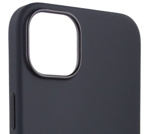 Чохол Silicone case (AAA) full with Magsafe для Apple iPhone 13 Pro Max (6.7") Чорний / Midnight