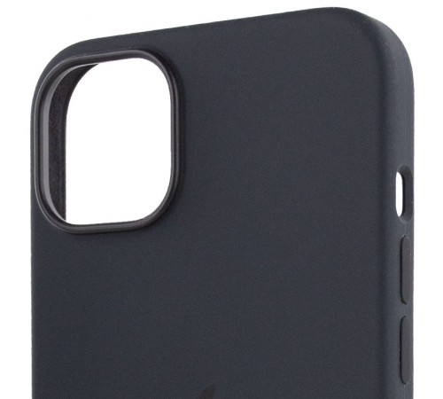 Чохол Silicone case (AAA) full with Magsafe для Apple iPhone 13 Pro Max (6.7") Чорний / Midnight