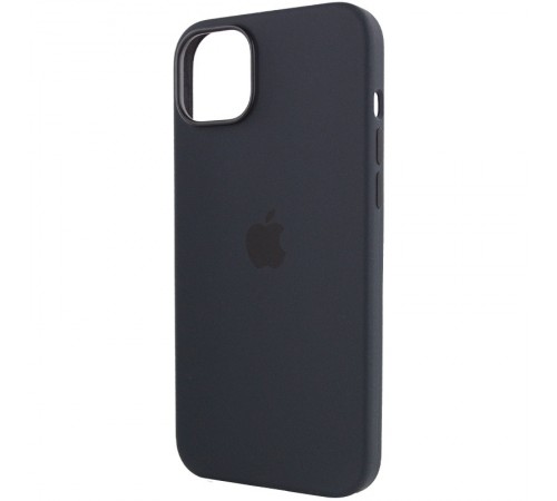 Чохол Silicone case (AAA) full with Magsafe для Apple iPhone 13 Pro Max (6.7") Чорний / Midnight