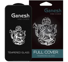 Захисне скло Ganesh (Full Cover) для Apple iPhone 13 / 13 Pro / 14 (6.1") Чорний