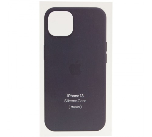 Чохол Silicone case (AAA) with Magsafe and Animation для Apple iPhone 13 (6.1") Чорний / Midnight Чохол Silicone case (AAA) with Magsafe and Animation для Apple iPhone 13 (6.1") Чорний / Midnight