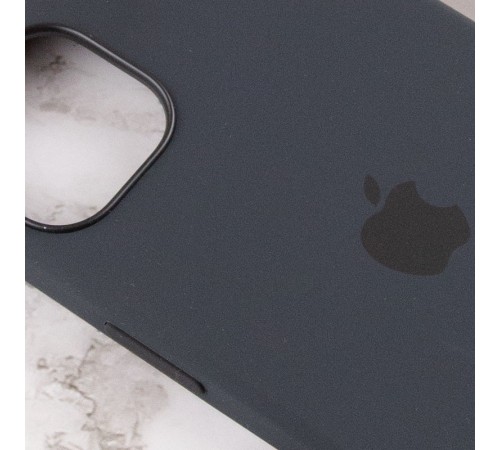 Чохол Silicone case (AAA) with Magsafe and Animation для Apple iPhone 13 (6.1") Чорний / Midnight Чохол Silicone case (AAA) with Magsafe and Animation для Apple iPhone 13 (6.1") Чорний / Midnight