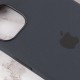 Чохол Silicone case (AAA) with Magsafe and Animation для Apple iPhone 13 (6.1") Чорний / Midnight