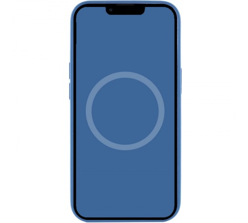 Чохол Silicone case (AAA) with Magsafe and Animation для Apple iPhone 13 (6.1") Синій / Blue Jay