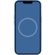 Чохол Silicone case (AAA) with Magsafe and Animation для Apple iPhone 13 (6.1") Синій / Blue Jay