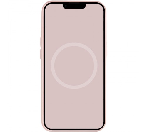 Чохол Silicone case (AAA) with Magsafe and Animation для Apple iPhone 13 (6.1") Рожевий / Chalk Pink