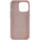 Чохол Silicone case (AAA) with Magsafe and Animation для Apple iPhone 13 Pro (6.1") Рожевий / Chalk Pink
