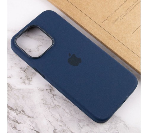 Чохол Silicone case (AAA) with Magsafe and Animation для Apple iPhone 13 Pro (6.1") Синій / Abyss Blue