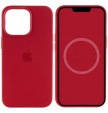 Чохол Silicone case (AAA) with Magsafe and Animation для Apple iPhone 13 Pro Max (6.7") Червоний / Red