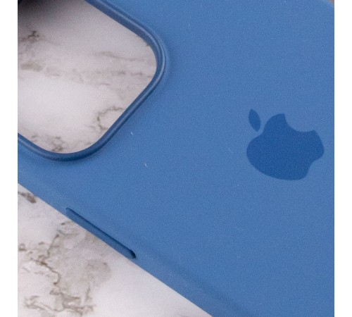 Чохол Silicone case (AAA) with Magsafe and Animation для Apple iPhone 13 Pro Max (6.7") Синій / Blue Jay Чохол Silicone case (AAA) with Magsafe and Animation для Apple iPhone 13 Pro Max (6.7") Синій / Blue Jay