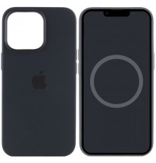 Чохол Silicone case (AAA) with Magsafe and Animation для Apple iPhone 13 Pro Max (6.7") Чорний / Midnight