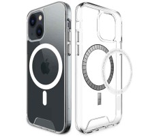 Чохол TPU Space Case with MagSafe для Apple iPhone 13 mini (5.4") Прозорий