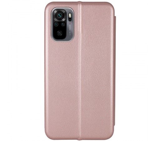 Шкіряний чохол-книжка Classy для Xiaomi Redmi Note 10 / Note 10s / Poco M5s Rose Gold Шкіряний чохол-книжка Classy для Xiaomi Redmi Note 10 / Note 10s / Poco M5s Rose Gold