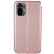 Шкіряний чохол-книжка Classy для Xiaomi Redmi Note 10 / Note 10s / Poco M5s Rose Gold