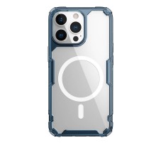 TPU чохол Nillkin Nature Pro Magnetic для Apple iPhone 13 Pro Max (6.7") Синій (прозорий)