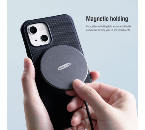 Чохол Nillkin Matte Magnetic Pro для Apple iPhone 14/13 (6.1") Чорний / Black Чохол Nillkin Matte Magnetic Pro для Apple iPhone 14/13 (6.1") Чорний / Black