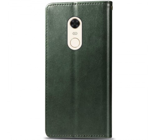 Шкіряний чохол-книжка GETMAN Gallant (PU) для Xiaomi Redmi 5 Plus / Redmi Note 5 (Single Camera) Зелений Шкіряний чохол-книжка GETMAN Gallant (PU) для Xiaomi Redmi 5 Plus / Redmi Note 5 (Single Camera) Зелений