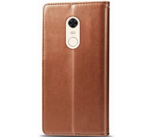 Шкіряний чохол-книжка GETMAN Gallant (PU) для Xiaomi Redmi 5 Plus / Redmi Note 5 (Single Camera) Коричневий Шкіряний чохол-книжка GETMAN Gallant (PU) для Xiaomi Redmi 5 Plus / Redmi Note 5 (Single Camera) Коричневий