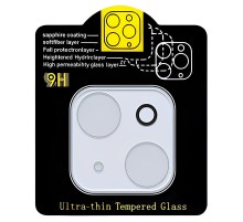 Захисне скло на камеру Full Block (тех.пак) для Apple iPhone 13 mini (5.4") / 13 (6.1") Прозорий