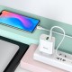 МЗП Hoco C80A Rapido PD20W+QC3.0 (1USB-A/1C) + кабель Type-C to Type-C Білий