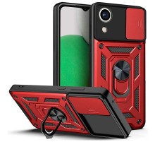 Ударостійкий чохол Camshield Serge Ring для Samsung Galaxy A03 Core Червоний