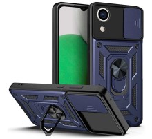 Ударостійкий чохол Camshield Serge Ring для Samsung Galaxy A03 Core Синій