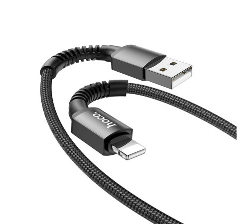 Дата кабель Hoco X71 "Especial" Lightning (1m) Чорний