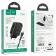 МЗП Hoco C86A Balance 2.4A (2USB-A) + кабель USB to MicroUSB Чорний
