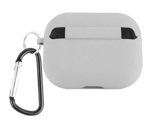 Силіконовий футляр з мікрофіброю для навушників Airpods 3 Сірий / Stone Силіконовий футляр з мікрофіброю для навушників Airpods 3 Сірий / Stone