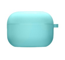 Силіконовий футляр з мікрофіброю для навушників Airpods 3 Бірюзовий / Marine Green