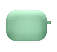 Силіконовий футляр з мікрофіброю для навушників Airpods 3 Зелений / Spearmint