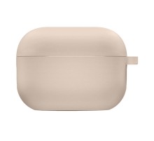 Силіконовий футляр з мікрофіброю для навушників Airpods 3 Рожевий / Pink Sand