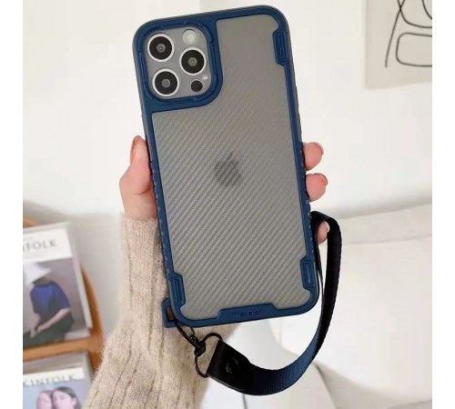 Чохол TPU+PC TRAVEL Carbon для Apple iPhone 12 Pro (6.1") Синій Чохол TPU+PC TRAVEL Carbon для Apple iPhone 12 Pro (6.1") Синій
