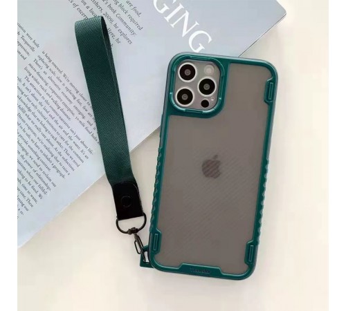 Чохол TPU+PC TRAVEL Carbon для Apple iPhone 12 Pro Max (6.7") Зелений Чохол TPU+PC TRAVEL Carbon для Apple iPhone 12 Pro Max (6.7") Зелений