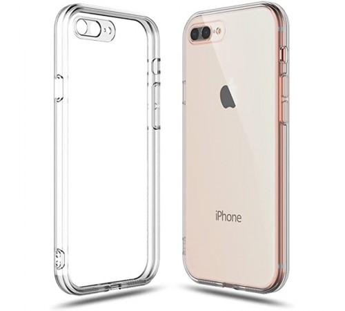 TPU чохол Epic Transparent 1,5mm Full Camera для Apple iPhone 7 plus / 8 plus (5.5") Безбарвний (прозорий)
