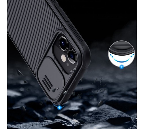 Карбонова накладка Nillkin CamShield Pro для Apple iPhone 11 (6.1") Black Карбонова накладка Nillkin CamShield Pro для Apple iPhone 11 (6.1") Black