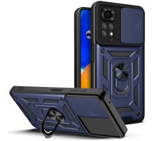 Ударостійкий чохол Camshield Serge Ring для Xiaomi Redmi Note 11 (Global) / Note 11S Синій