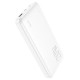Портативний ЗП Power Bank Hoco J87 Tacker PD20W+QC3.0 10000 mAh Білий