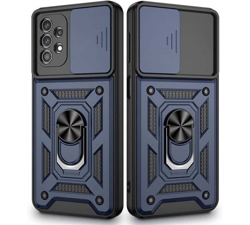 Ударостійкий чохол Camshield Serge Ring для Samsung Galaxy A13 4G Синій Ударостійкий чохол Camshield Serge Ring для Samsung Galaxy A13 4G Синій