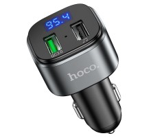 АЗП FM модулятор Hoco E67 QC3.0 (2USB-A) Чорний