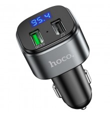 АЗП FM модулятор Hoco E67 QC3.0 (2USB-A) Чорний