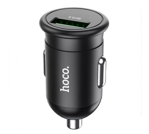 АЗП Hoco Z43 Mighty QC3.0 18W (1USB-A) Чорний