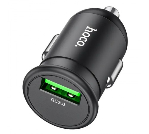 АЗП Hoco Z43 Mighty QC3.0 18W (1USB-A) Чорний