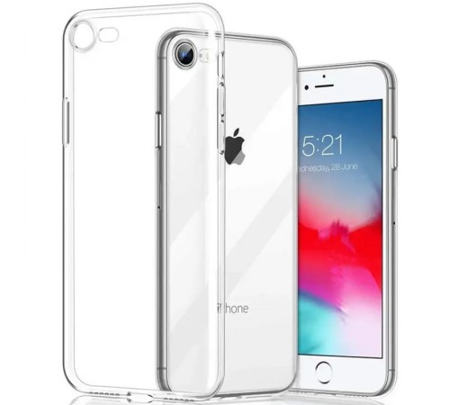 TPU чохол Epic Transparent 1,5mm Full Camera для Apple iPhone 7 / 8 / SE (2020) (4.7") Безбарвний (прозорий)