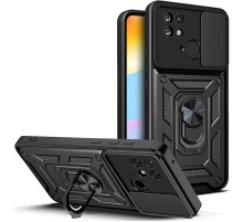 Ударостійкий чохол Camshield Serge Ring для Xiaomi Redmi 10C Чорний