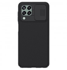 Карбонова накладка Nillkin Camshield (шторка на камеру) для Samsung Galaxy M33 5G Чорний / Black