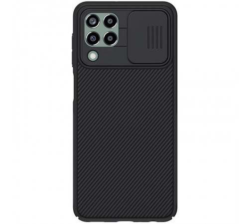 Карбонова накладка Nillkin Camshield (шторка на камеру) для Samsung Galaxy M33 5G Чорний / Black